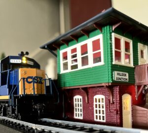 CSX with the Signal Tower on the RRinaBox layout.